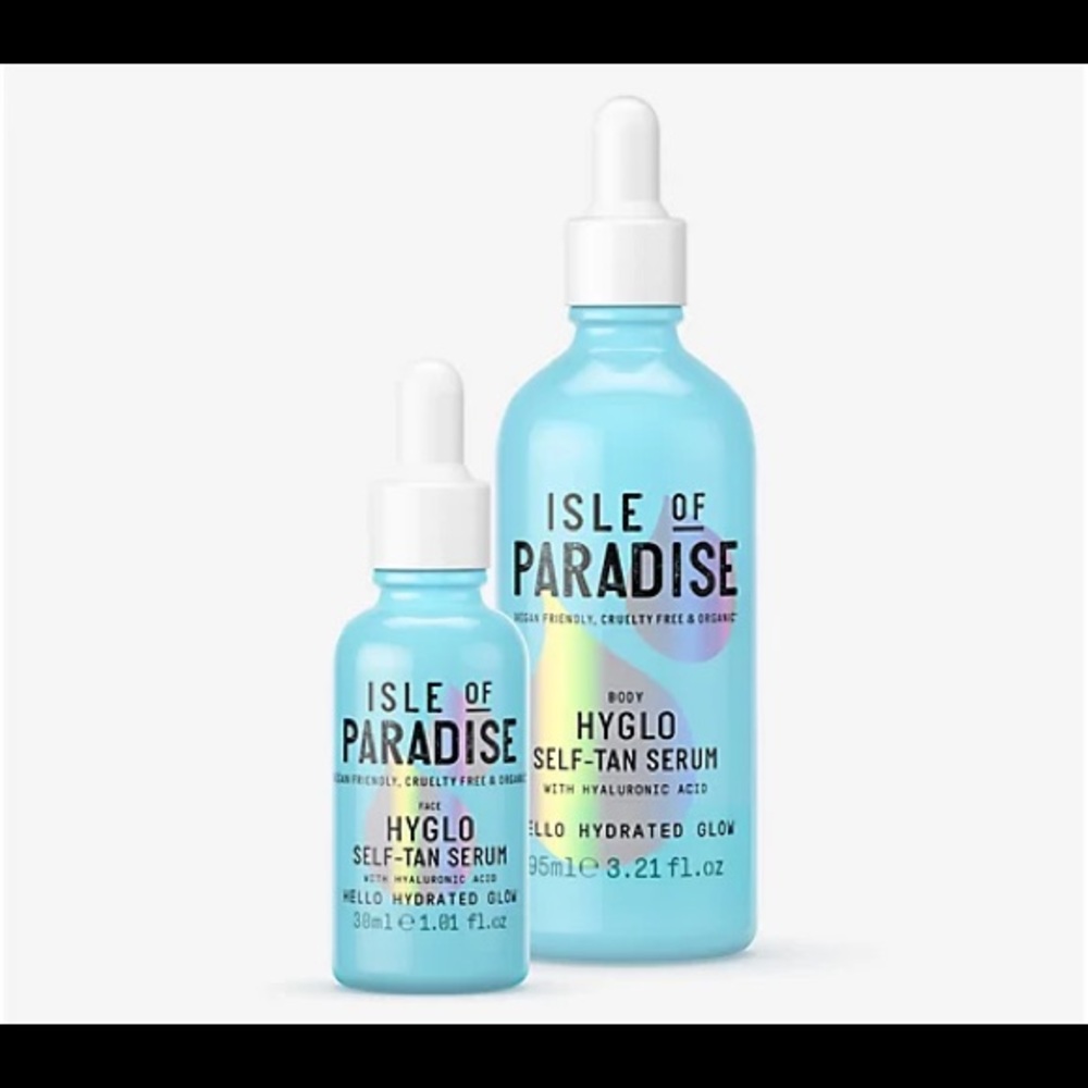 NWT Isle of Paradise HYGLO Self-Tan Face Body Kit